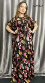 China Linen Kaftan Maxi KAF123