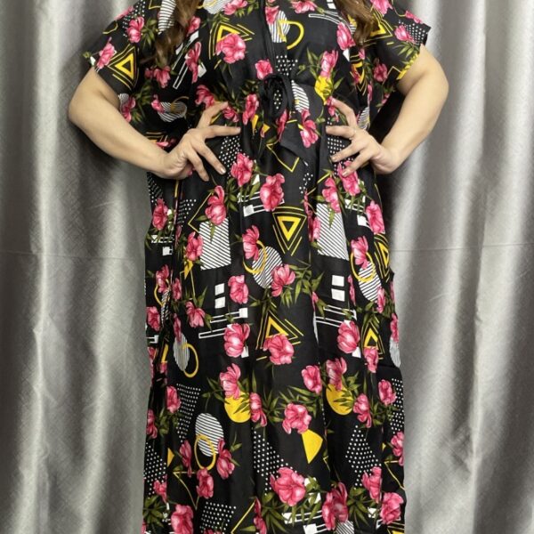 China Linen Kaftan Maxi KAF123