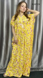 China Linen Kaftan Maxi KAF124