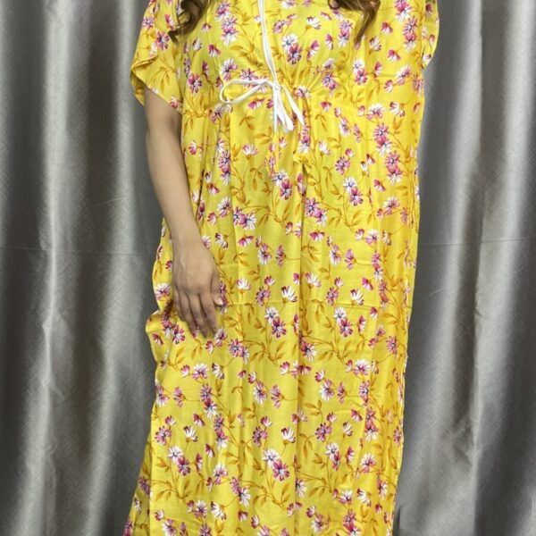 China Linen Kaftan Maxi KAF124