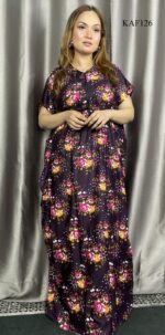 China Linen Kaftan Maxi KAF126