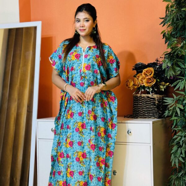China Linen Kaftan Maxi KAF142