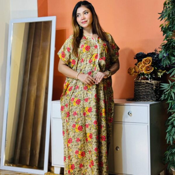 China Linen Kaftan Maxi KAF143