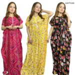 Long Kaftan Maxi Combo Pack of 3 (KAFT038)