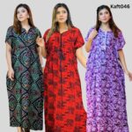 Long Kaftan Maxi Combo Pack of 3 (KAFT046)