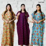 Long Kaftan Maxi Combo Pack of 3 (KAFT062)