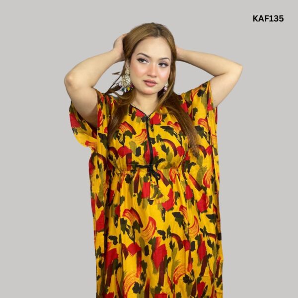 Premium Quality Linen Kaftan Maxi KAF135