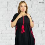 Premium Quality Solid Color Linen Kaftan Maxi KAF136