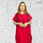 Premium Quality Solid Color Linen Kaftan Maxi KAF137