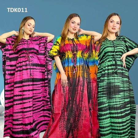 Tye Dye Batik Kaftan Maxi Combo Pack TDK011