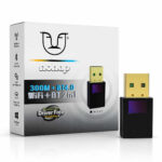 2-in-1 USB WiFi Bluetooth Adapter – WiFi Dongle & Bluetooth Receiver for PC/Laptop | ওয়াইফাই ব্লুটুথ রিসিভার - Image 2